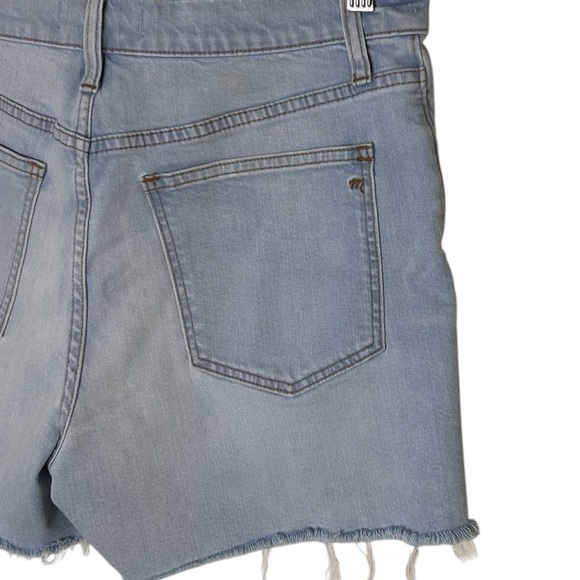 Madewell High-Rise Denim Shorts- Light Wash- Size 28 - Picture 5 of 9